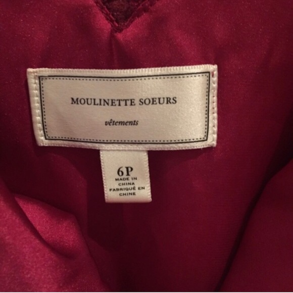 Moulinette Soeurs Red & Pink Lace Dress - Picture 2 of 5